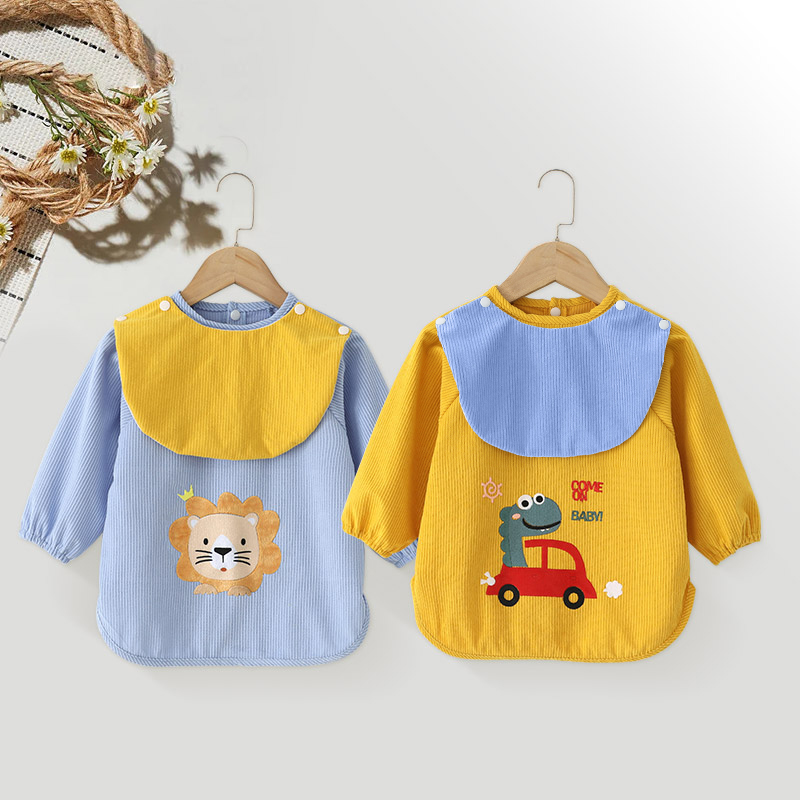 Children's apron and baby coverall for autumn and winter outer wear