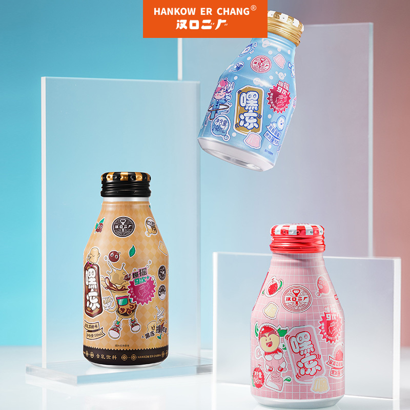 汉口二厂 嘿冻 果冻汽水 248mL*3瓶 天猫优惠券折后￥9.9包邮（￥19.9-10）3味可选