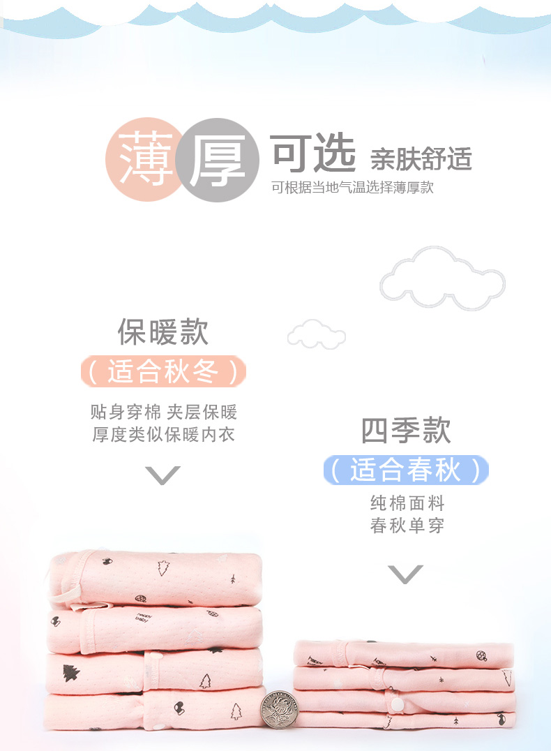 Đồ dùng cho trẻ sơ sinh phải được nhận vào hộp quà tặng sơ sinh Bộ quần áo sơ sinh tháng cho bé Daquan mùa hè - Bộ quà tặng em bé bán hộp quà tặng bé sơ sinh