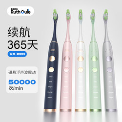 Rus Oule Sonic Electric Toothbrush Adult Couple Set Men's and Women's Gift Birthday Gift Whitening Gift Box