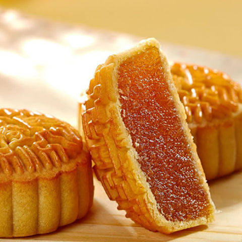 (40pcs) Fruit Mooncake Small Bulk Sandwich Cantonese Mini Pineapple Filling Multi-flavor Pastry FCL