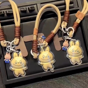 【labubu】黄金手机挂件钥匙扣包包挂件