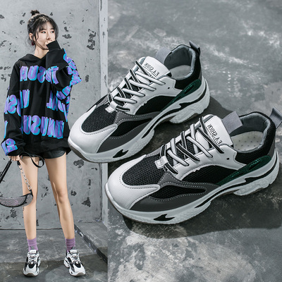 冬季网红休闲百搭老爹鞋运动鞋女鞋