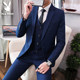 Playboy Suit ຜູ້ຊາຍເກົາຫຼີ Slim Jacket Groom Wedding Dress ທຸລະກິດຢ່າງເປັນທາງການຊຸດຂະຫນາດນ້ອຍຜູ້ຊາຍ