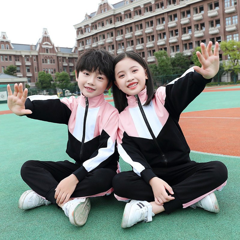 Children's school uniforms new sports clothes 1st grade primary school students class uniforms new life Games Three sets of kindergarten garden clothes