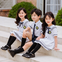 Primary school uniforms summer new college style class uniforms children graduation uniforms kindergarten uniforms sports suits