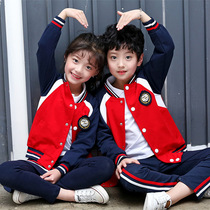 Kindergarten garden uniform Spring and Autumn New Baseball suit sports class uniform