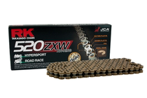 Imported from Japan RK chain High-performance racing chain GB520ZXW-120 section gold