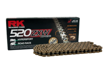  Imported from Japan RK chain High-performance racing chain GB520ZXW-120 section gold