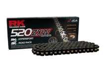Imported from Japan RK chain High-performance racing chain BL520ZXW-120 section black gold