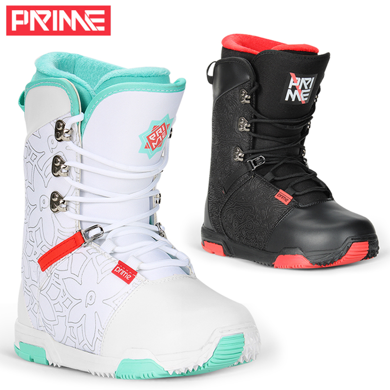 PRIME Veneer Ski Shoes Men And Women Adults Ski Boots Waterproof Warm Ski Shoes Lace All-round