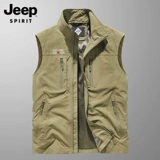 Джип, жилет, летняя дорожная спортивная майка топ для отдыха, мужская куртка для рыбалки