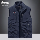 Джип, жилет, летняя дорожная спортивная майка топ для отдыха, мужская куртка для рыбалки