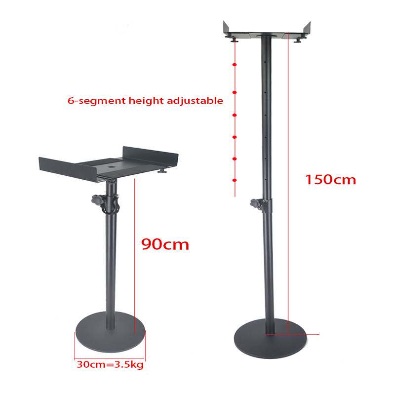 Professional Listening Sound Box Holder Metal Floor Sound Bracket Entrusted Disc 6 Inch 8 Inch HIFI Bookshelf 1 5 m Lift