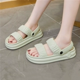 Тапочки, нескользящая обувь на платформе, сандалии, трендовые слайдеры, мягкая подошва