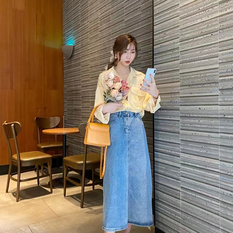 小香风高级感气质长袖冷淡风衬衫