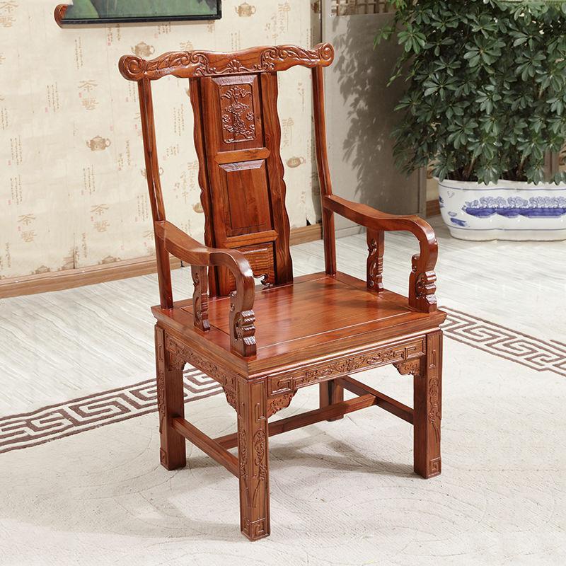 Solid wood chairs Tea table and chairs Sub-office dining table and chairs Sub-chair Horn Chair Tea Infusion Chair Round Drum Stool