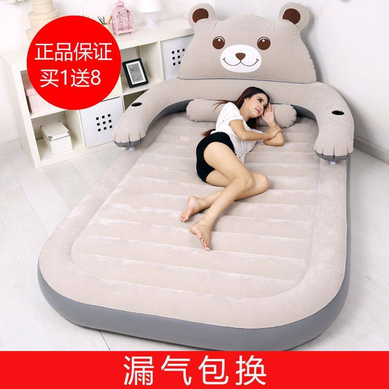 Send air pump inflatable mattress tatami lazy sofa bed folding single double household thickened air bed