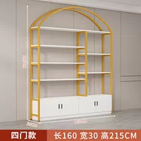 Длина 160 см, ширина 30 см, высота 215 см [простая дверь], черная полка [Тип D]