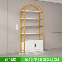 Длина 60 см Ширина 30 см Высота 215 см [Простая дверь], Золотые полки [Тип D]