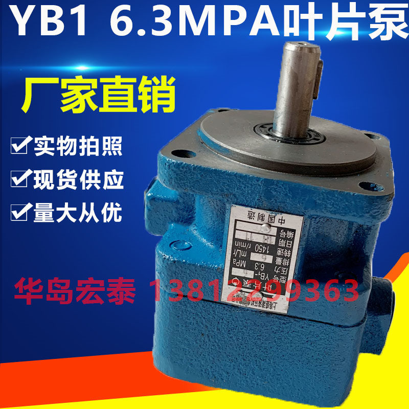 YB1-10 YB1-6 4 6 3 16 20 25 32 40 50 63 80 100 Vane pump