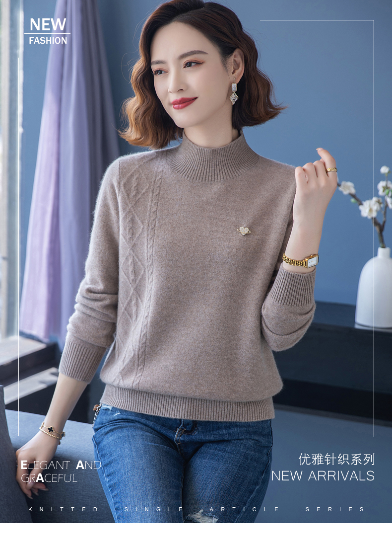E6107 1970K ÁO LEN NỮ TAIRYA ÁO LEN MÙA XUÂN THU ĐÔNG DÀY ẤM THỜI TRANG NỮ G05 SẢN PHẨM MỚI