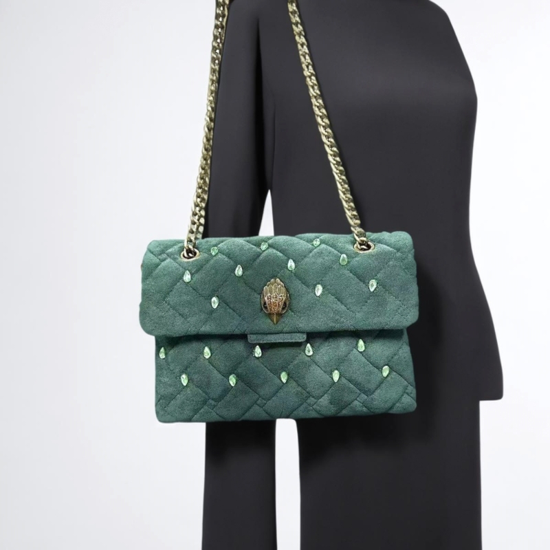 British Kurtgeiger Eagle Head Single Shoulder Crossbody Chain Bag Rhinestone Style Original Foreign Single Eagle Head Women's Chain Bag