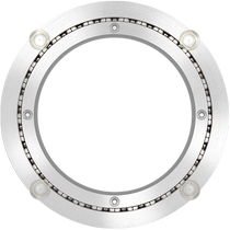 Dining table turntable 60cm silenced aluminum alloy base rotating bearing round table rotating core solid wood marble glass