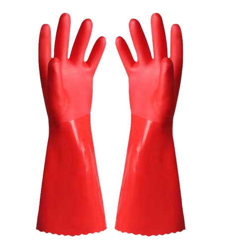 Утепленные прочные резиновые водонепроницаемые перчатки подходит для мужчин и женщин