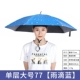 [【直径77cm☆黑胶款】单层雨滴蓝]