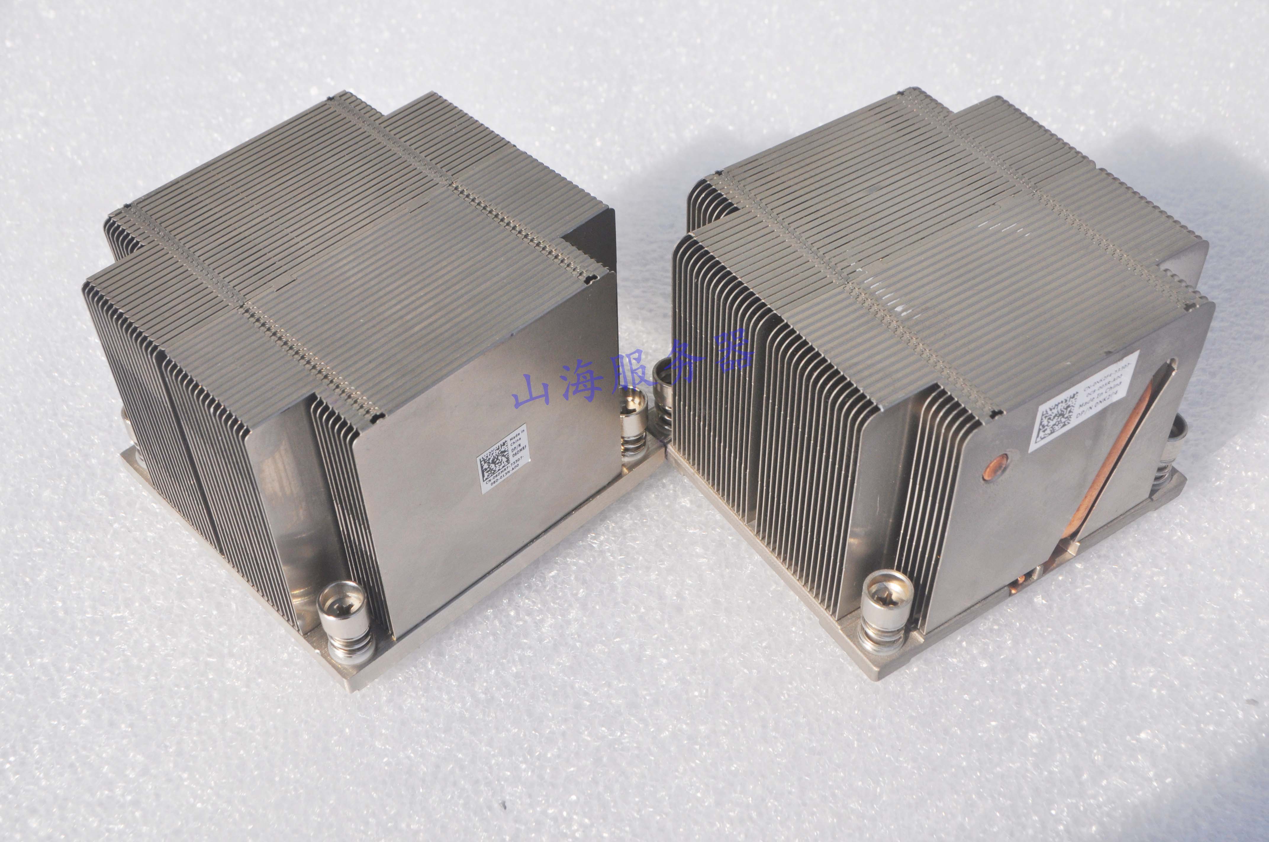 Original DELL R510 2U server Double copper tube bottom Passive CPU radiator 6DMRF NK2F4