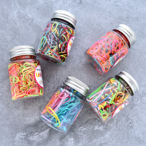 South Korea imported disposable rubber band girls tie hair Rubber band hair circle Baby does not hurt hair rope canned