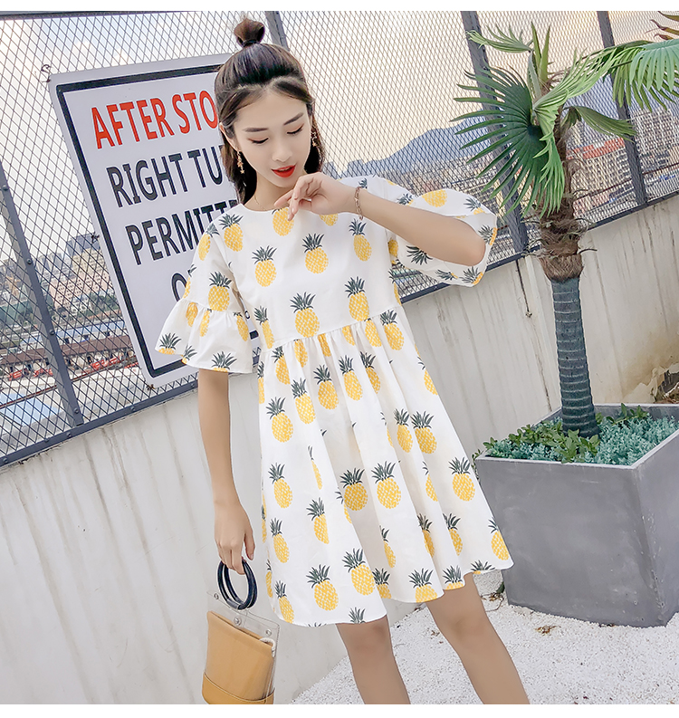 Nữ sinh 2019 váy mới mùa hè váy nhỏ tươi mới học sinh trung học cơ sở Hàn Quốc phiên bản váy cổ tích lỏng lẻo - Sản phẩm HOT áo kiểu nữ hàn quốc cao cấp