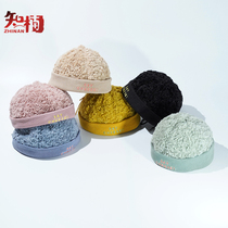 Childrens melon leather hat autumn and winter Korean fashion beret boy and girl warm Landmaster hat cute plush hip hop hat