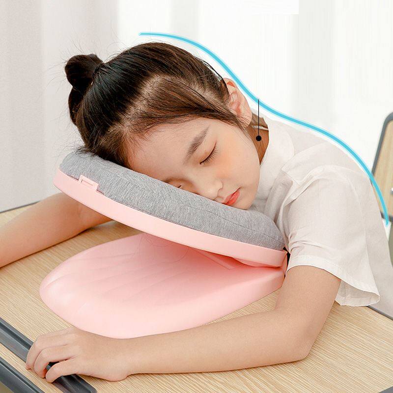 Nap Pillow Lying Sleeping Pillow Pillow Children Primary School Students Lying Lying Pillow Lunch Break Pillow Portable Folding Office Nap Artifact