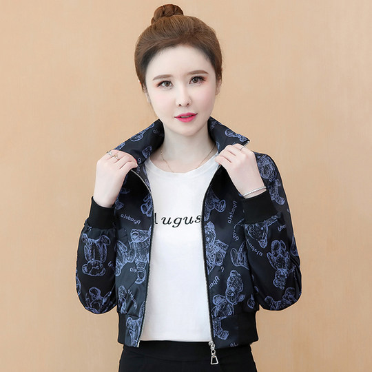 短外套女2025新春秋季小众设计百搭上衣时尚洋气夹克小个子棒球服