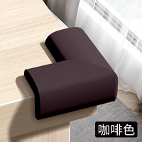 Кофейные эластичные накладки на углы, материал, 10 шт