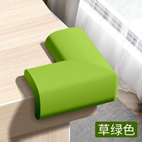 Зеленые эластичные накладки на углы, материал, 10 шт