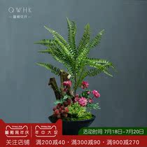 New Chinese style simulation floral home coffee table desktop decoration Dried flower decoration ornaments fake flower living room flower arrangement jewelry