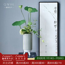 New Chinese fake flower simulation flower living room vase flower shower lotus leaf floral decoration Hotel restaurant decoration