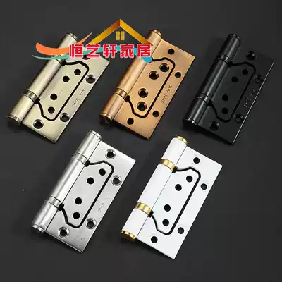 4 inch female hinge thickened 304d stainless steel powder room door hinge silent hardware bearing room door hinge