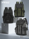 Ywyat New Men's Backpack, Water-Repellent, Large-Capacity Badminton Bag, Simple Commuter Computer Bag, Flip-Top Style