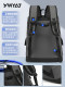 Ywyat New Men's Backpack, Water-Repellent, Large-Capacity Badminton Bag, Simple Commuter Computer Bag, Flip-Top Style
