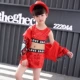 Bộ đồ hip-hop trẻ em bé trai hip-hop đẹp trai quần áo hợp thời trang bé gái jazz dance sequins catwalk thời trang trang phục hàn quốc - Trang phục