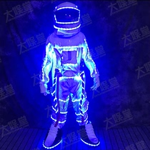 LED luminous spacesuit Bar nightclub wine luminous spacesuit flash suit performance interactive atmosphere props