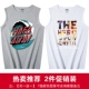 Áo vest nam cực nam thương hiệu mùa hè mặc cá tính xu hướng cotton nam vest lỏng không tay áo thun thể thao - Áo vest cotton khoác vest nữ