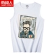 Áo vest thể thao nam cực nam mùa hè không tay áo thun cotton nam in cá tính bó sát áo vest thương hiệu - Áo vest cotton áo phao lông vũ