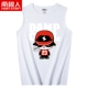 Áo vest thể thao nam cực nam mùa hè không tay áo thun cotton nam in cá tính bó sát áo vest thương hiệu - Áo vest cotton áo phao lông vũ