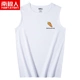 Nam Cực Nam phiên bản Hàn Quốc của áo vest nam rộng trẻ trung mùa hè cotton in áo thun thể thao không tay áo thun - Áo vest cotton áo lông vũ
