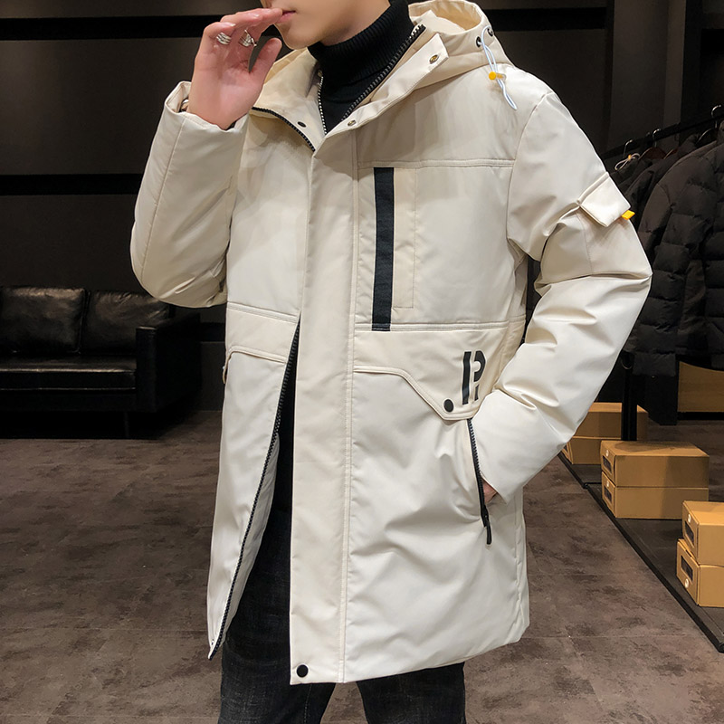 người đàn ông Nam Cực của áo khoác mùa đông 2019 xu hướng cộng với nhung bông quần áo dày cắt ngắn cơ thể vừa vặn bông xuống quần áo bông